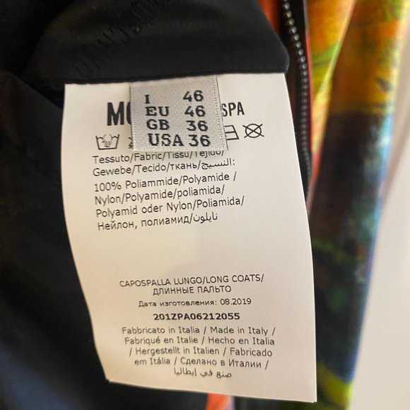 AUTHENTIC MOSCHINO WINDBREAKER JACKET sz S - Picture 14 of 15